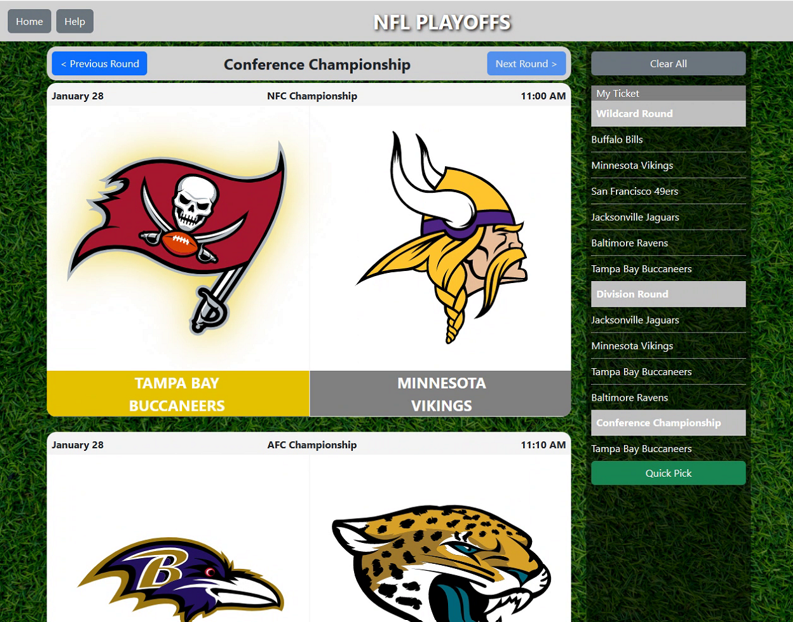 Football Bracket Games